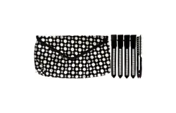 T3 Hair Tools by T3 for Unisex - 6 Pc 4 Clips&comma; Comb&comma; Bag
