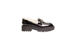Sam Edelman Women&apos;s Laurs Cozy Patent Loafer In Black
