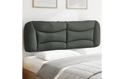 Headboard Cushion Dark Gray 59&period;8" Fabric