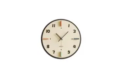 Modern simple punch-free silent creative wall clock home use 35x35cm