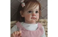 Lifelike Reborn Baby Dolls - 22 Inch Realistic Newborn Baby Dolls Girl&comma; Real Life Baby Dolls with Soft Weighted Body&comma; Real Baby Reborn Gift Set for Kids Age 3&plus;…
