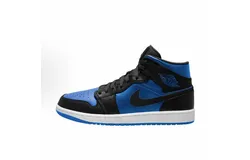 Air Jordan 1 Mid "Black Royal Men&apos;s Sneaker basketball Shoes