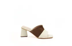 Stivali New York Women&apos;s Soulmate Heel Mule In Ivory&sol;tan