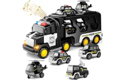 Toddler Truck Boy Toys for Children 3-5 Years Old 2025 Main Recommended Gift for Inertia Powered Vehicle Car Toys&comma; Christmas Birthday Gift for Children 1-9 Years Old Black