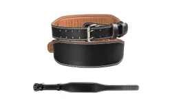 Belt protection fitness men&apos;s and women&apos;s squat hard pull lifting belt PU leather weight lifting hard pull fitness belt protection equipment S-95CM