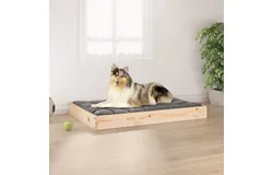 Dog Bed 36"x25&period;2"x3&period;5" Solid Wood Pine