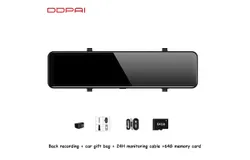 DDPai E5 driving recorder car camera 2K ultra high-definition night vision rearview mirror dual-lens reversing image integrated&comma; extremely dark&comma; 64G card&comma; 24H monitoring line