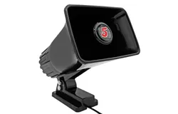 5 Core PA Speaker 6 x 4" 50W Bull Horn Loud Audio Outdoor Speakers System 8Ohm Reflex Megaphone - HW 405 BLK