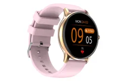 1&period;28-inch Round Screen Smart Watch 1&period;28-Inch Women&apos;s Smart Watch Bluetooth Talk Exercise Heart Rate Blood Pressure Oximetry Sleep &lpar;Pink&rpar;Exercise Pedometer Heart Rate Detection Sleep Analysis Smart Watch（Pink）