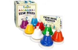 Children&apos;s tablebells &vert; Toddler Educational Music Toys 8 Notes Coloured Handbell Set &vert; Children&apos;s musical instruments&comma; children&apos;s birthday gifts