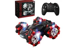 Hongbaoda remote control toy car P33 double-sided drift stunt car &lbrack;red&rsqb;