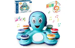 Baby Music Toys&comma; Learning Toys for Toddlers&comma; Octopus Music Toys&comma; Preschool Music Education Musical Instrument Toys&comma; Birthday Toys for Babies&comma; Boys and Girls - Blue