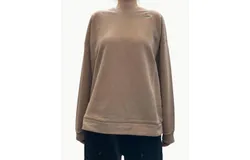 We Srf Moto Babe Sweater In Caramel Brown Water