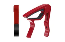 5 Core Capo Acoustic Electric Guitar 6 String Kapo Quick And Easy Adjustment Classic Clip For Banjo Mandolin Or Ukulele Capotraste Para Guitarra - CAPO RED