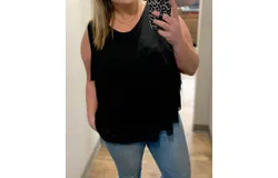 Isle By Melis Kozan Nevis Tank Top In Black Mesh