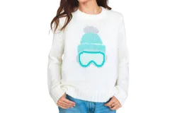 Wooden Ships Ski Babe Sweater In Pure Snow