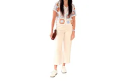 Vero Moda Rebecca Pants In Ecru