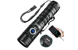 WUBEN C2 Rechargeable LED Flashlights 2000 High Lumens&comma; Pocket Flashlight with Power Bank&comma; 7 Modes Flash Light&comma; IP68 Waterproof Tactical Flashlight for Emergencies&comma; Outdoor