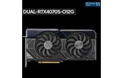 ASUS Dual GeForce RTXTM 4070 SUPER SuperClocked&comma; DLSS3 and AdaLovelace architecture&comma; strong compatibility and cooling performance&comma; 12GB memory