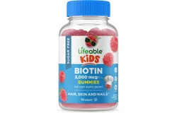 Lifeable® Sugar Free Biotin 5000 mcg Gummies for Kids - Hair Skin and Nails - 90 Gummies