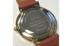 Arvo Brown Stitched Leather Watch Band 20mm by Arvo