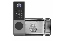Waterproof Outdoor Door Smart Wheel Lock Digital Fingerprint Electric Electronic Smart Door Lock