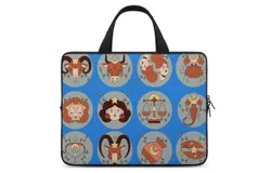 Comics&comma; Constellations&comma; Patterns Laptop Bag Women Man 10 12 13 15 17 Inch Office Notebook Travel Computer Handbag Waterproof Bag Notebook Cover