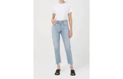 Agolde Riley High Rise Straight Jeans In Curio