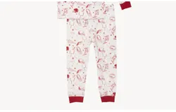 Magnetic Me Kid&apos;s Game Day Toddler 2-Piece Pj Set In White