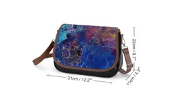 Unicorn Poop Vintage Crossbody Bag for Women Medium Leather Hobo Bags Shoulder Bag Classic City Leather Satchels
