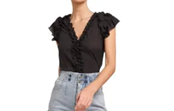 Generation Love Sia Voile Blouse In Black