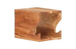 Wall Mounted Bicycle Rack 13&period;8"x9&period;8"x9&period;8" Solid Acacia Wood