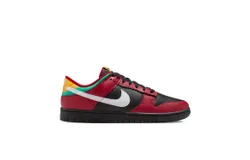 Nike Men&apos;s Dunk Low Retro Ltd Tattoo Sneakers In Black&sol;white-Gym Red-University Gold