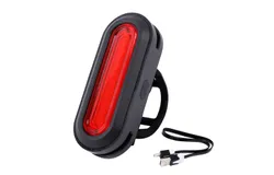 USB Rechargeable Bicycle Light Rotatable Bike Tail Light Bike Rear Lamp Safety Night Cycling Accessories