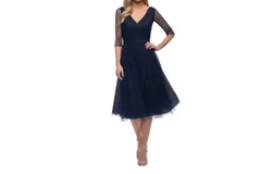 La Femme Prom Dress In Navy