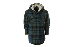 Gioberti Boys Removable Hoodie Plaid Checkered Flannel Shirt
