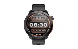 NORTH EDGE X-TREK 2 GPS Sports Smart Watch 1&period;43&apos;&apos; Amoled Screen 3ATM Waterproof AOD Smart Watch Bluetooth Call Altitude Compass-black