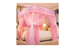 Bed canopy bedroom mosquito net girls room princess style decorative bed canopy