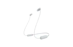 Sony WI-C100 Wireless in-Ear Bluetooth Headphones with Built-in Microphone&comma; White