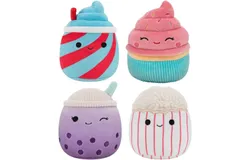 Original 3&period;5-Inch Snacks and Sweets Dog Toy 4-Pack Small Ultrasoft Official Plush Pet Toys Amazon Exclusive