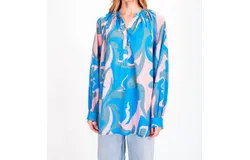 V De Vinster Sukka Blouse In Blue