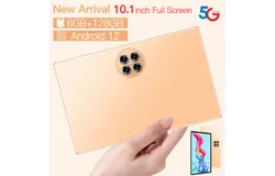 Multifunctional tablet 10” mate50 6&plus;128G Screen resolution 1280&ast;800 8-core 4000mAh Li-ion battery Android Os 8&period;1 Front 2MP -gold