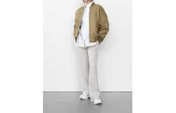 Withblack Kally Bomber Jacket In Lead Gray