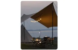 Mini Camping Lanterns LED Portable Camping Light Type-C Rechargeable Hanging Tent Lamp Emergency Light Hiking Camping Supplies