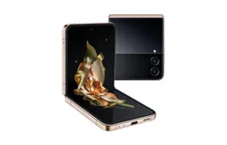 SAMSUNG Galaxy Z Flip 3 5G Factory Unlocked Android Cell Phone Smartphone Flex Mode Intuitive Camera Compact 256GB Storage &comma; Black Gold
