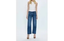 Pistola Lexi Bowed Straight Jeans In Artisan