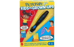 Mattel Pictionary Air Kids vs Grown-Ups Family Drawing Game&comma; Links to Smart Devices