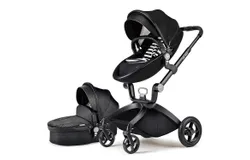 Baby Stroller&colon; Height-Adjustable Seat and Reclining Baby Carriage with Four-Wheel Shock Absorption&comma; Bidirectional&comma; Elevated View&comma; Stylish Stroller