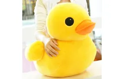 39 Inch Little Yellow Duck Plush Pillow Animal Doll Super Soft Hugging Toy Kids Gift can be used as a gift for Christmas birthday