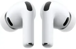 Apple - AirPods Pro 3&comma; Wireless Active Noise Cancelling Earbuds with Heart Rate Sensing Feature - White